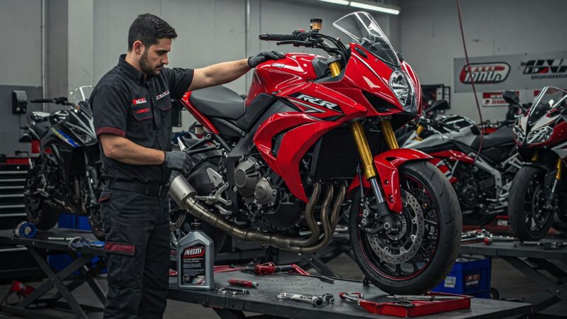 Manutenção essencial em motos de alta cilindrada