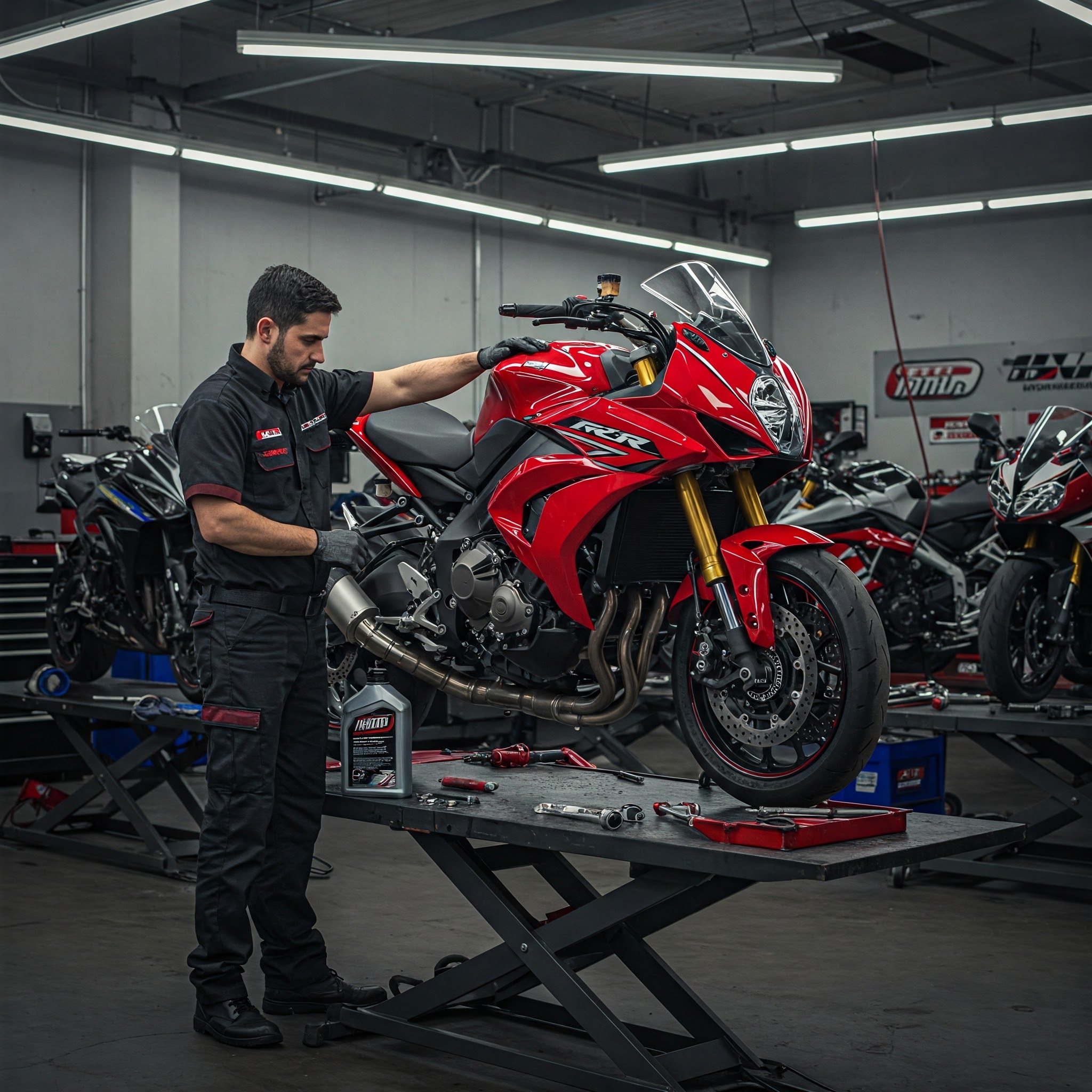 Manutenção essencial em motos de alta cilindrada